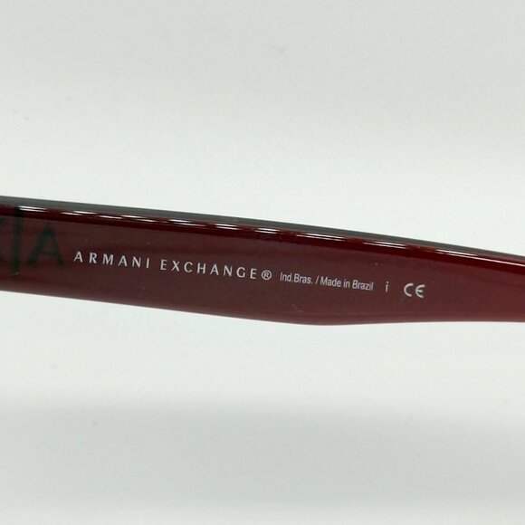 Armani Exchange AX4105SF Sunglasses Shiny Black Mirror Violet Women's *Note Pix* - Picture 4 of 13